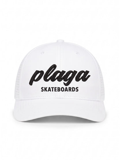 PLAGA - "PLAGASKATEBOARDS" SNAPBACK BLANCO